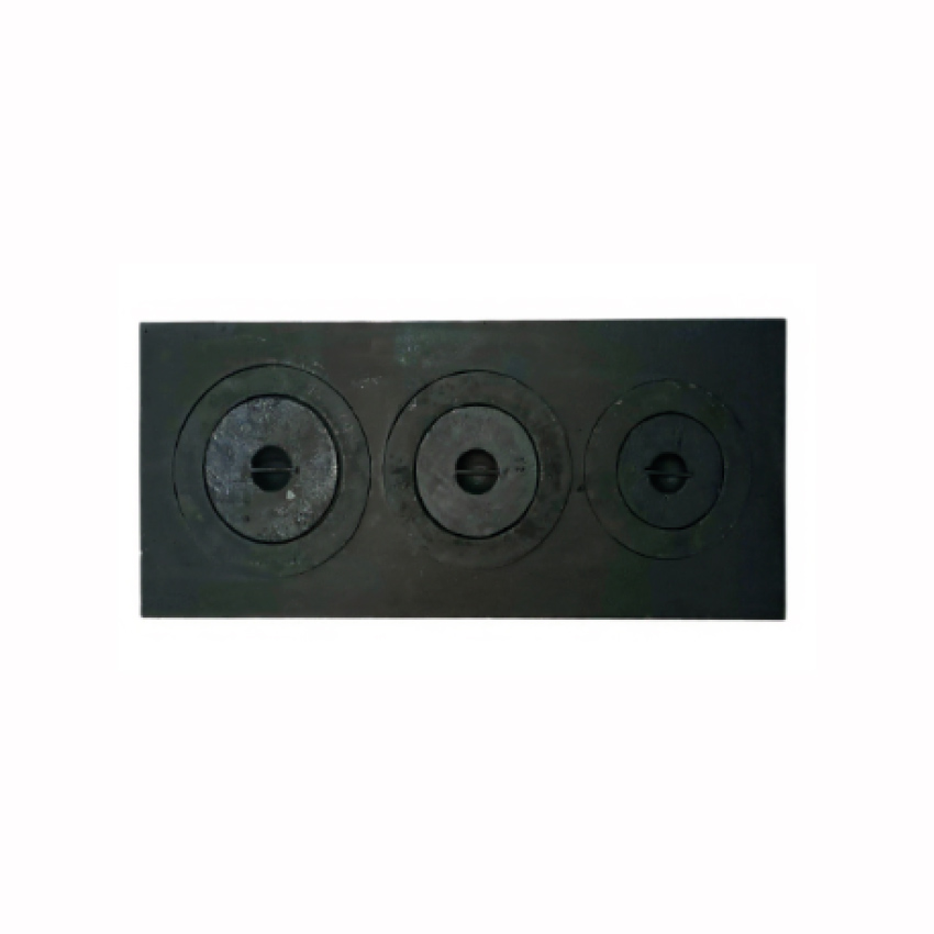 Chapa 03 Furos com Redução e Tampa