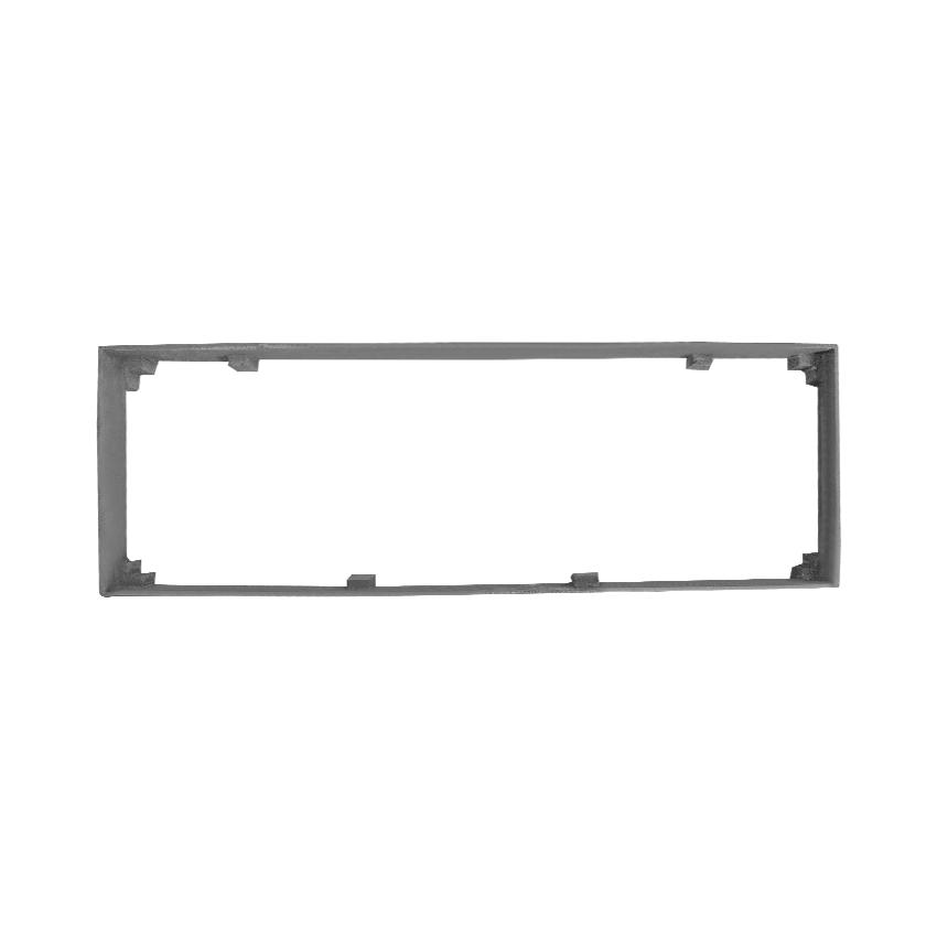 Conjunto Grelha Boca de Lobo 30x90 Simples