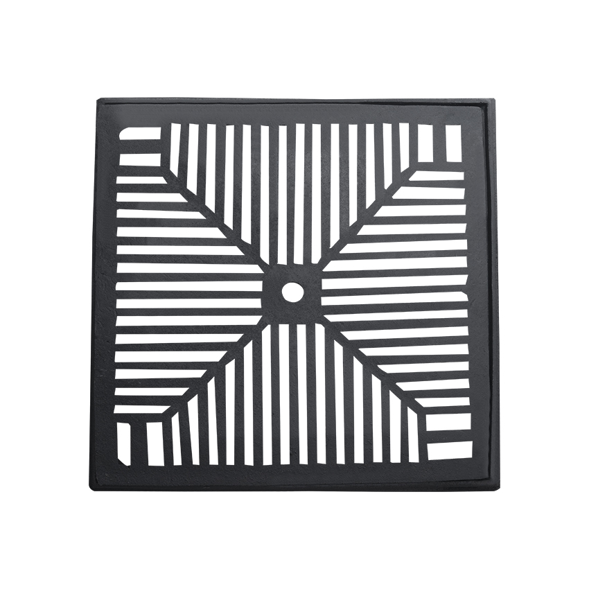 Conjunto Ralo Côncavo com Caixilho 50x50