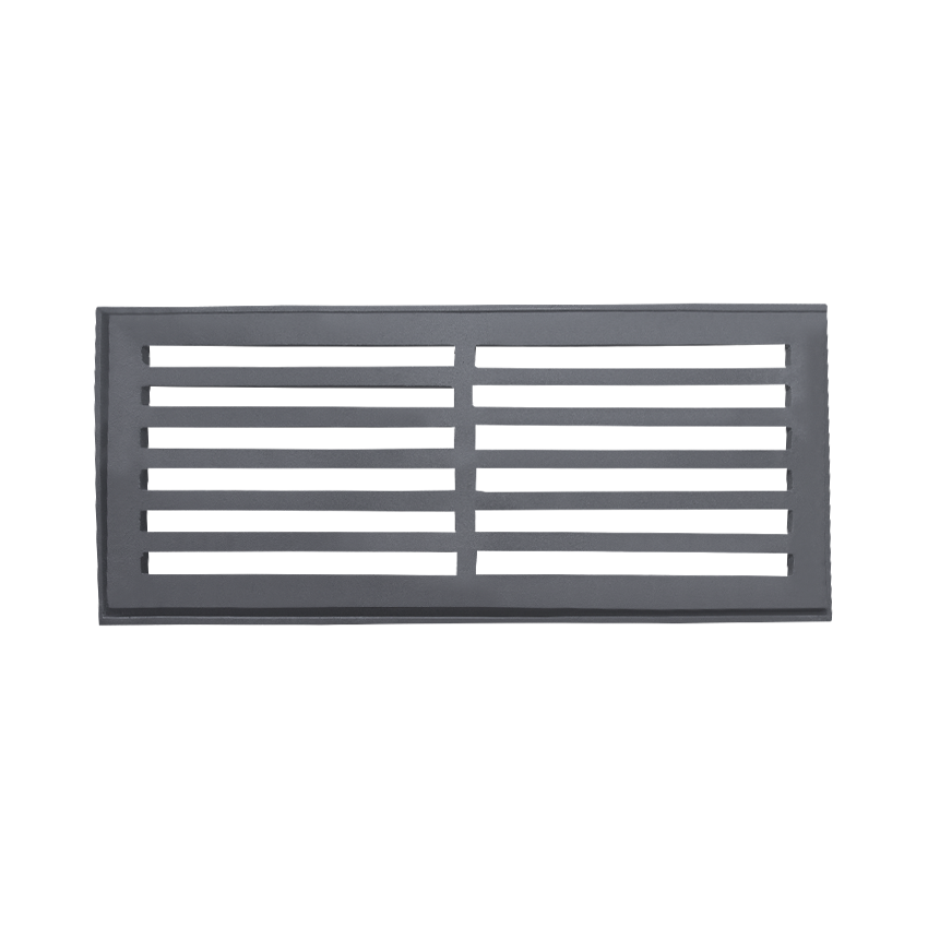 Conjunto Grelha com Caixilho Boca de Lobo Simples