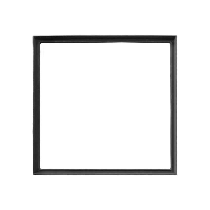 Conjunto Grelha com Caixilho 80x80 Reforçada