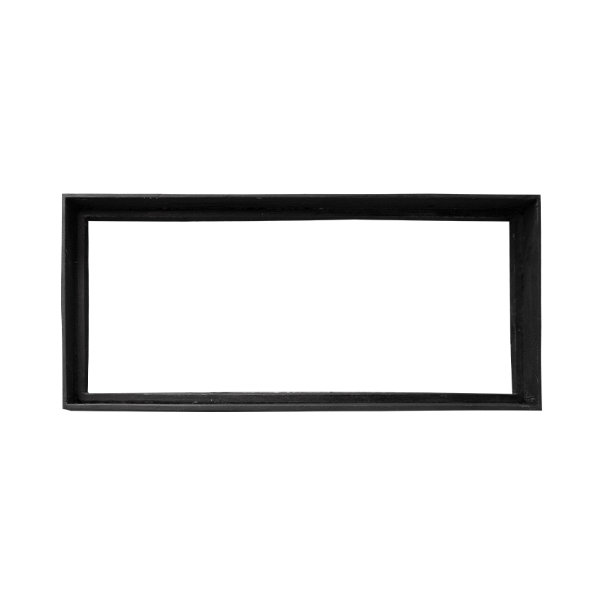 Conjunto Grelha com Caixilho Boca de Lobo Simples